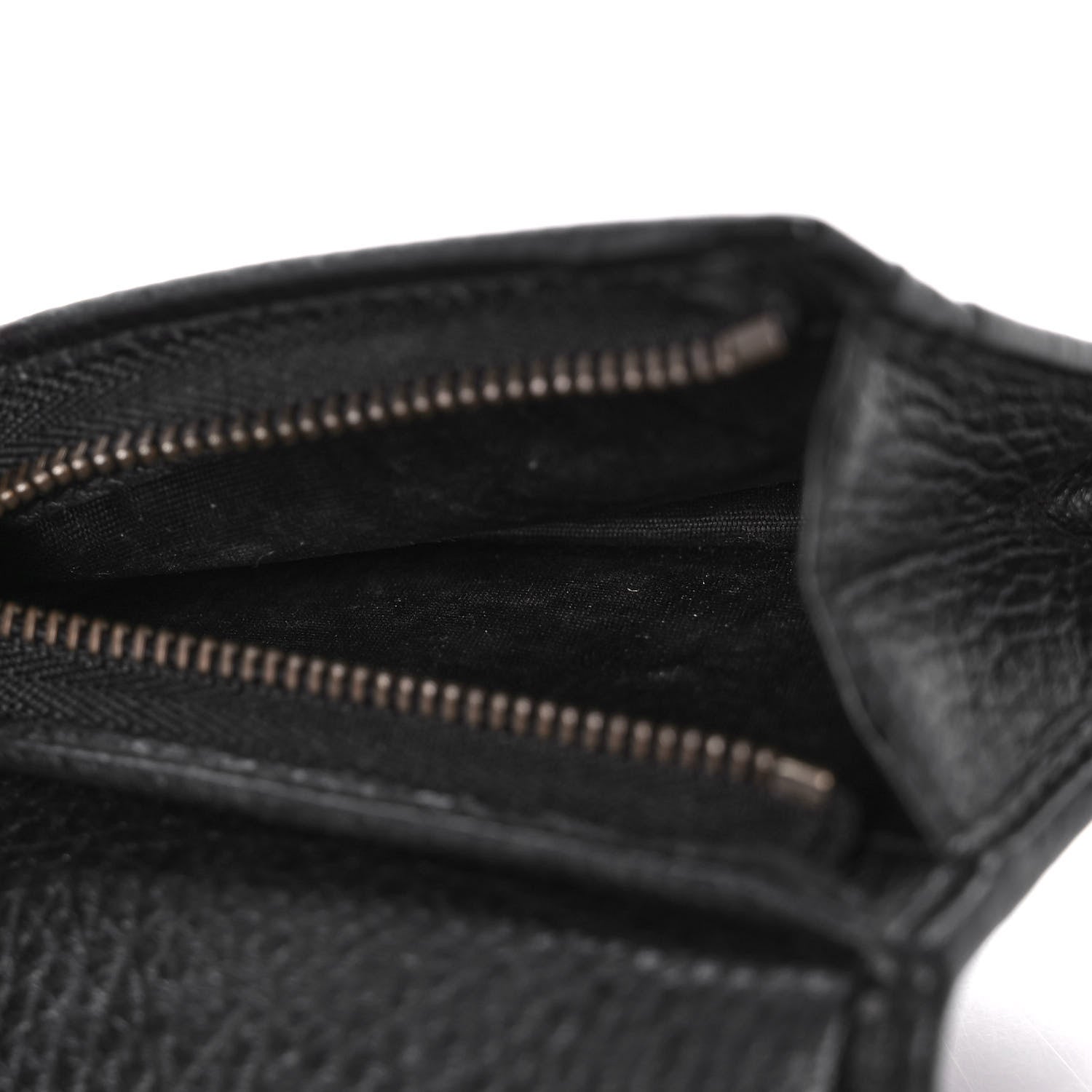 Gucci Pebbled Calfskin Butterfly Card Case Black 6 of 13