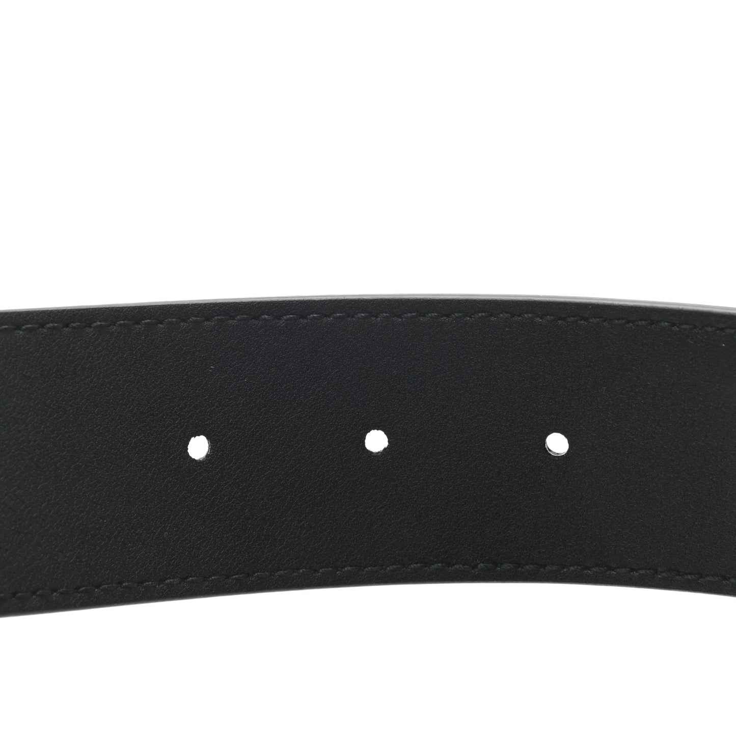 GG Supreme Monogram Matte Plutone Calfskin Double G 40mm Belt 95 38 Beige Ebony Black