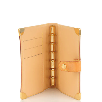 Louis Vuitton Monogram Multicolor Small Ring Agenda Cover Black 5 of 7