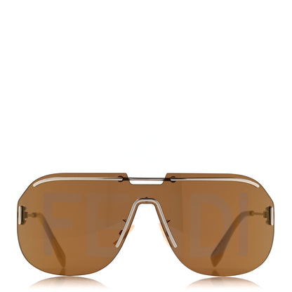 Fendi FF Shield Sunglasses FF M0098/S Brown 2 of 7