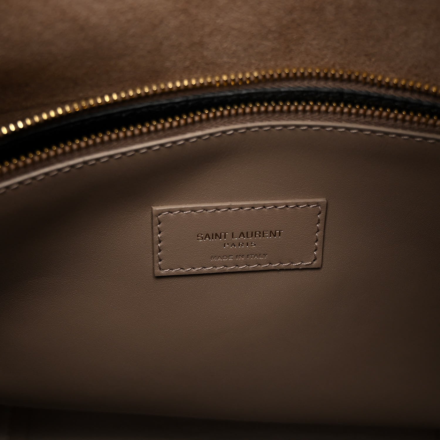 Saint Laurent Smooth Calfskin Large Le 5 A 7 Soft Hobo Dark Beige 6 of 9