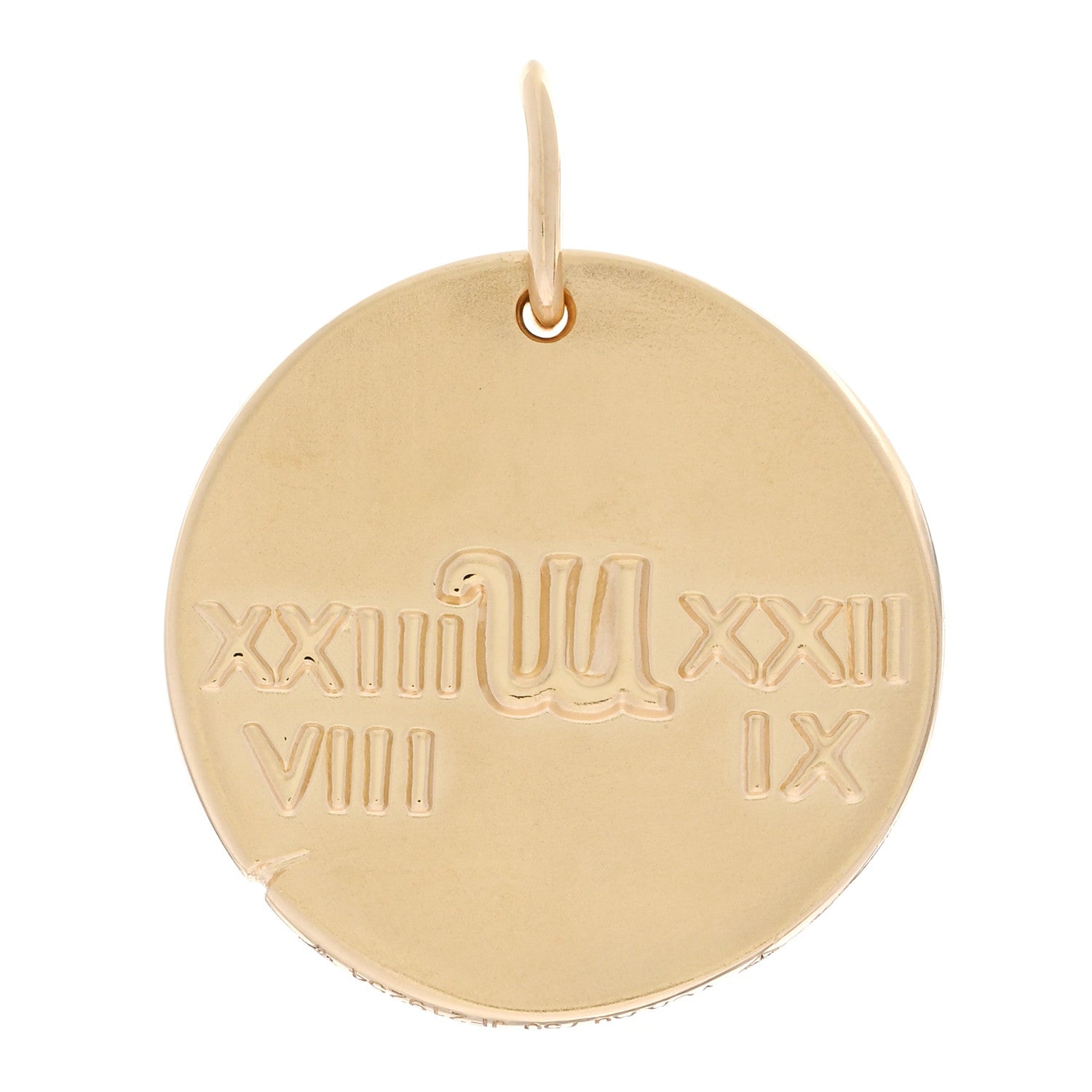 Van Cleef & Arpels 18K Yellow Gold Zodiac Virgo Pendant 3 of 5