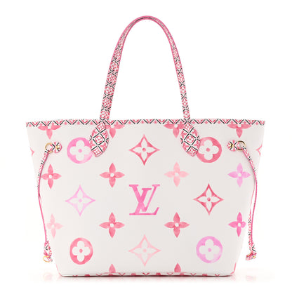 Louis Vuitton Monogram Giant By The Pool 2.0 Neverfull MM Rose 1 of 9