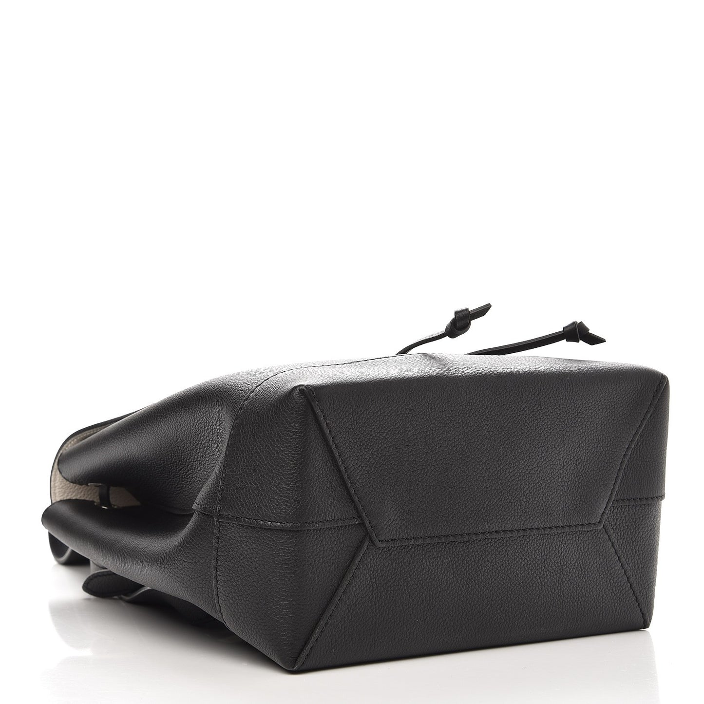 Calfskin Mechanical Flowers Lockme Backpack Black White