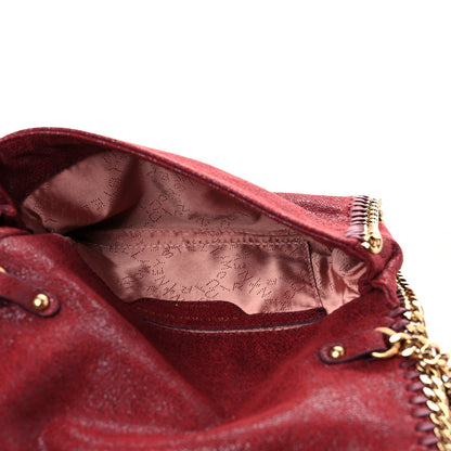 Stella McCartney Shaggy Deer Falabella Crossbody Bag Plum 4 of 7