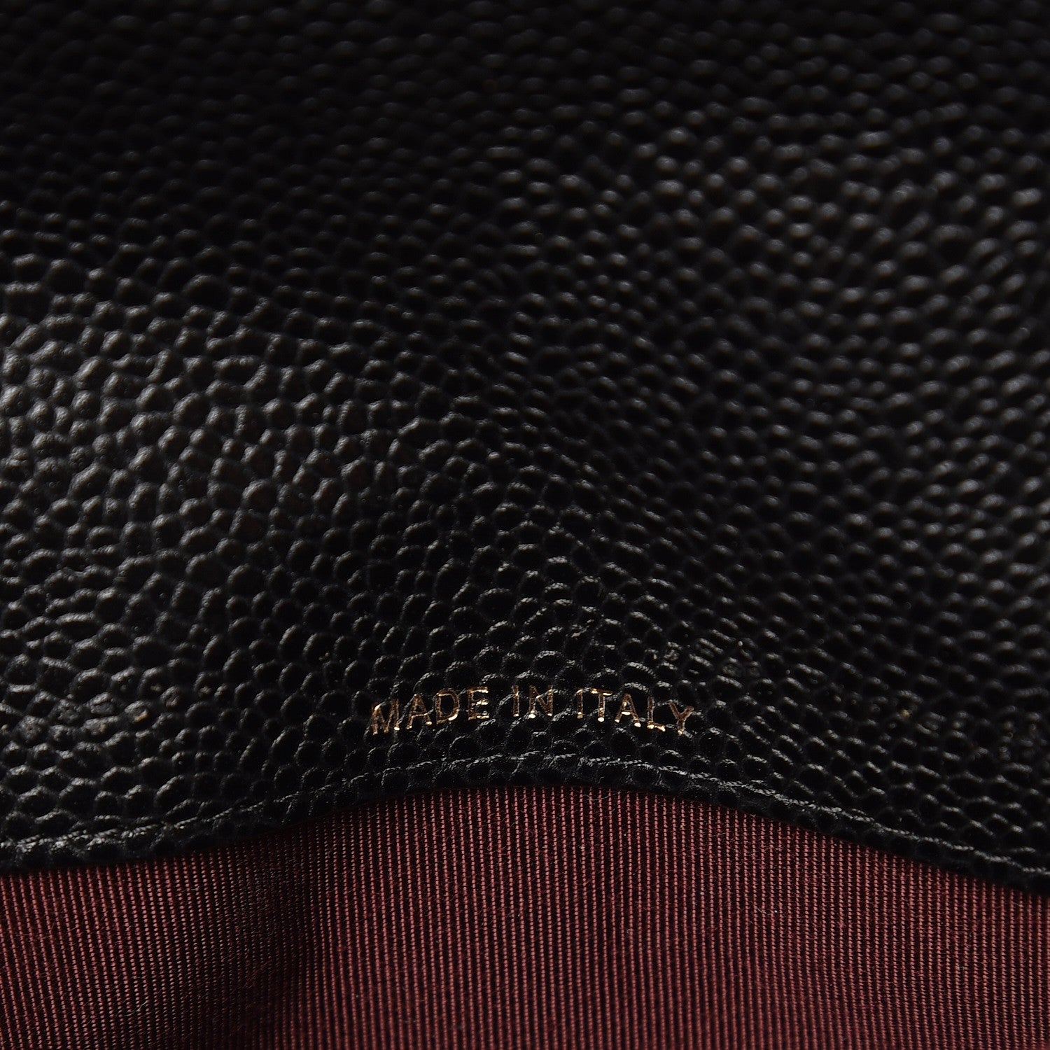 Chanel Caviar Quilted Wallet With Chain Black 7 of 9