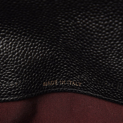 Chanel Caviar Quilted Wallet With Chain Black 7 of 9