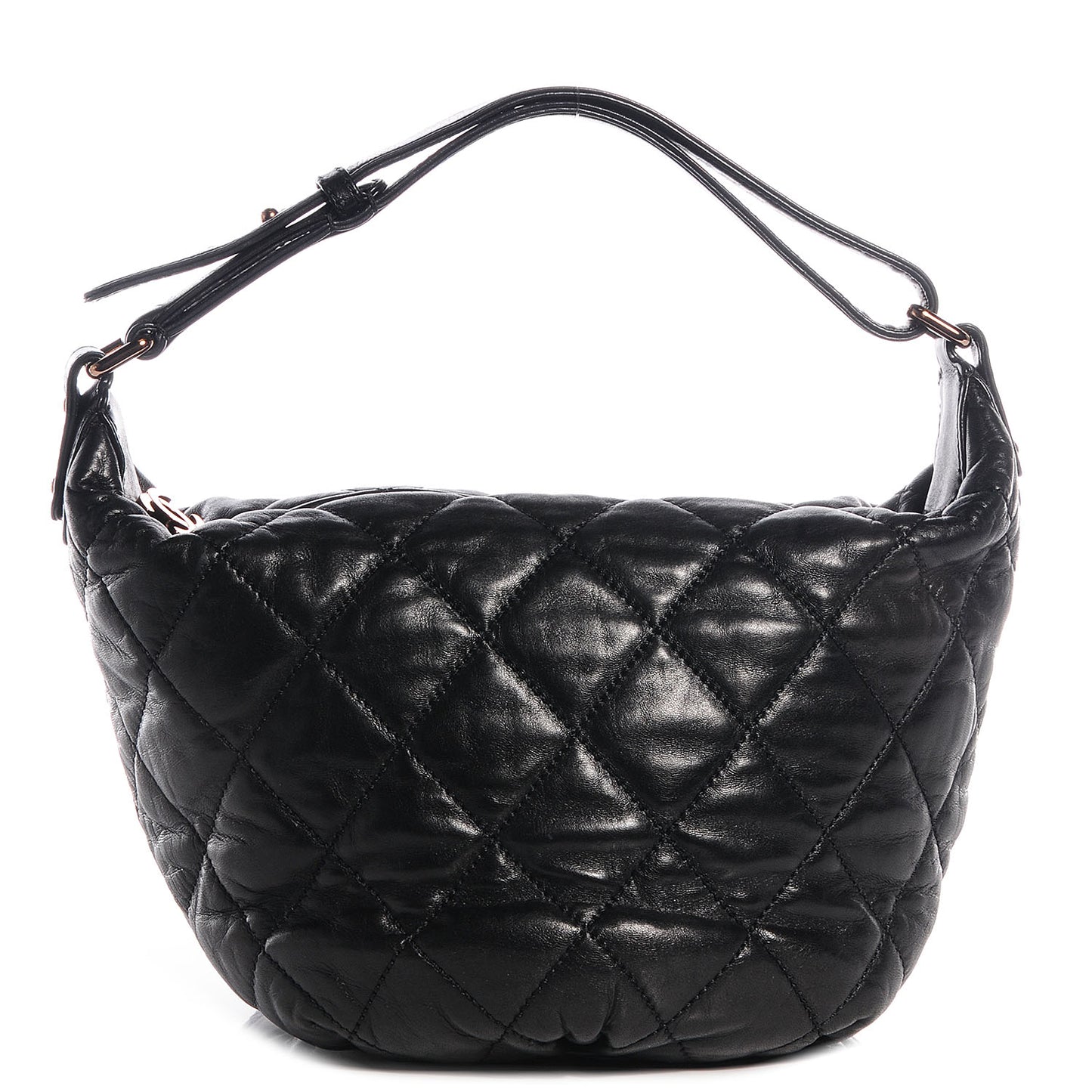Lambskin Cloudy Bundle Hobo Black
