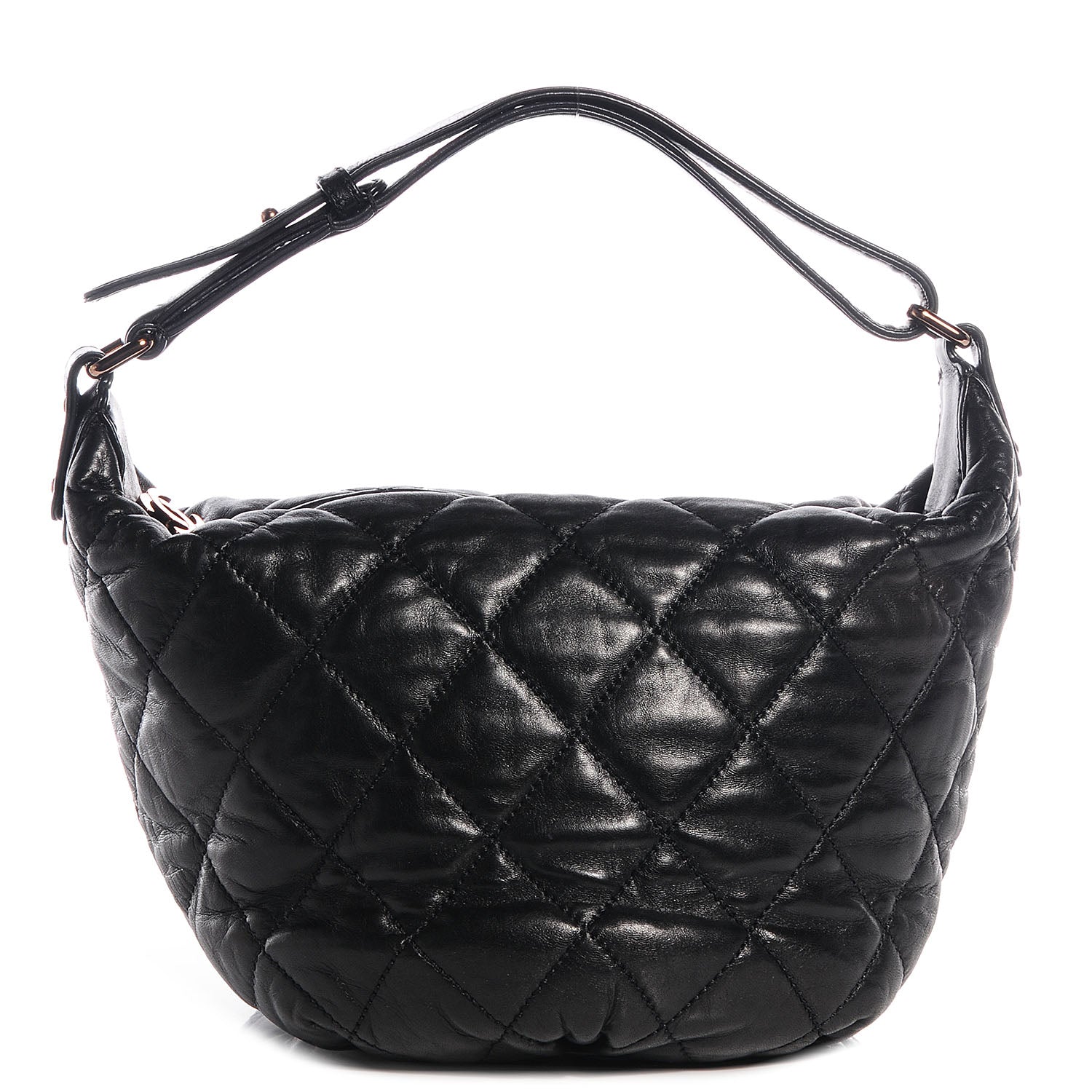 Chanel Lambskin Cloudy Bundle Hobo Black 1 of 7