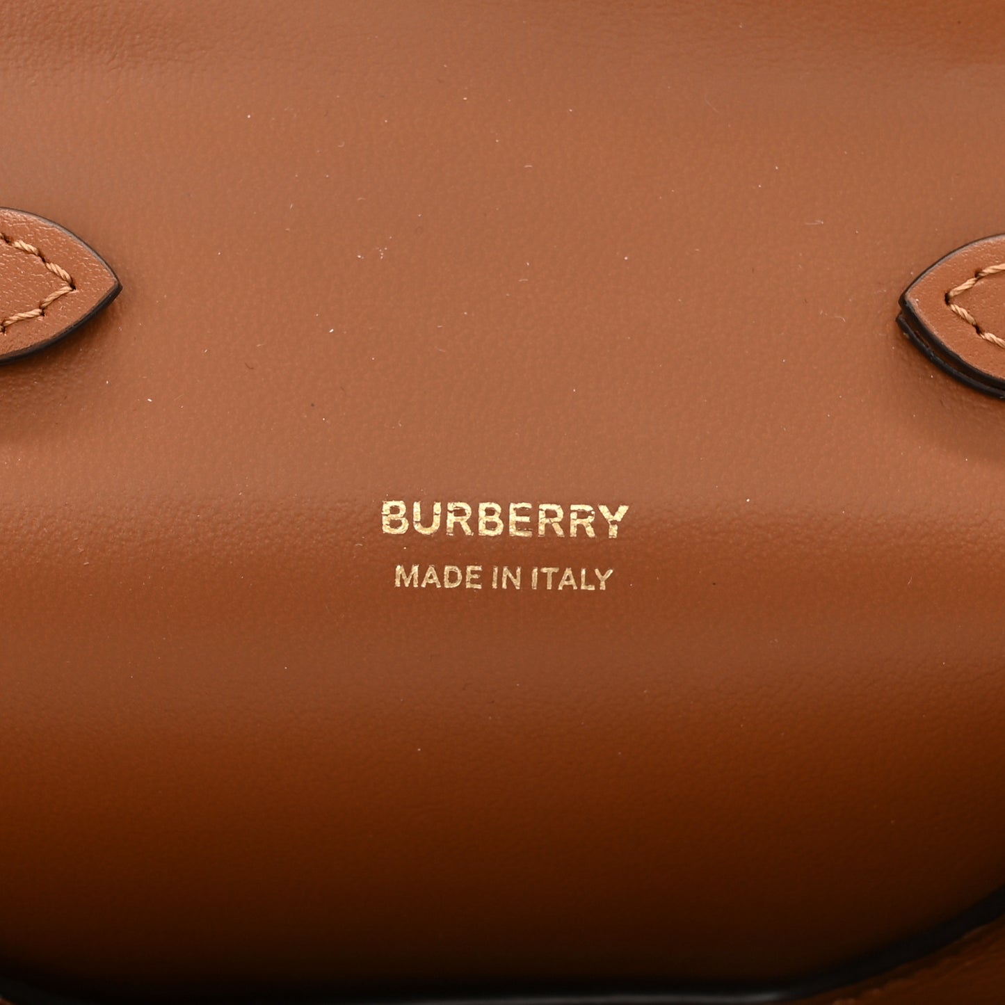 Calfskin Micro Olympia Card Case Warm Tan