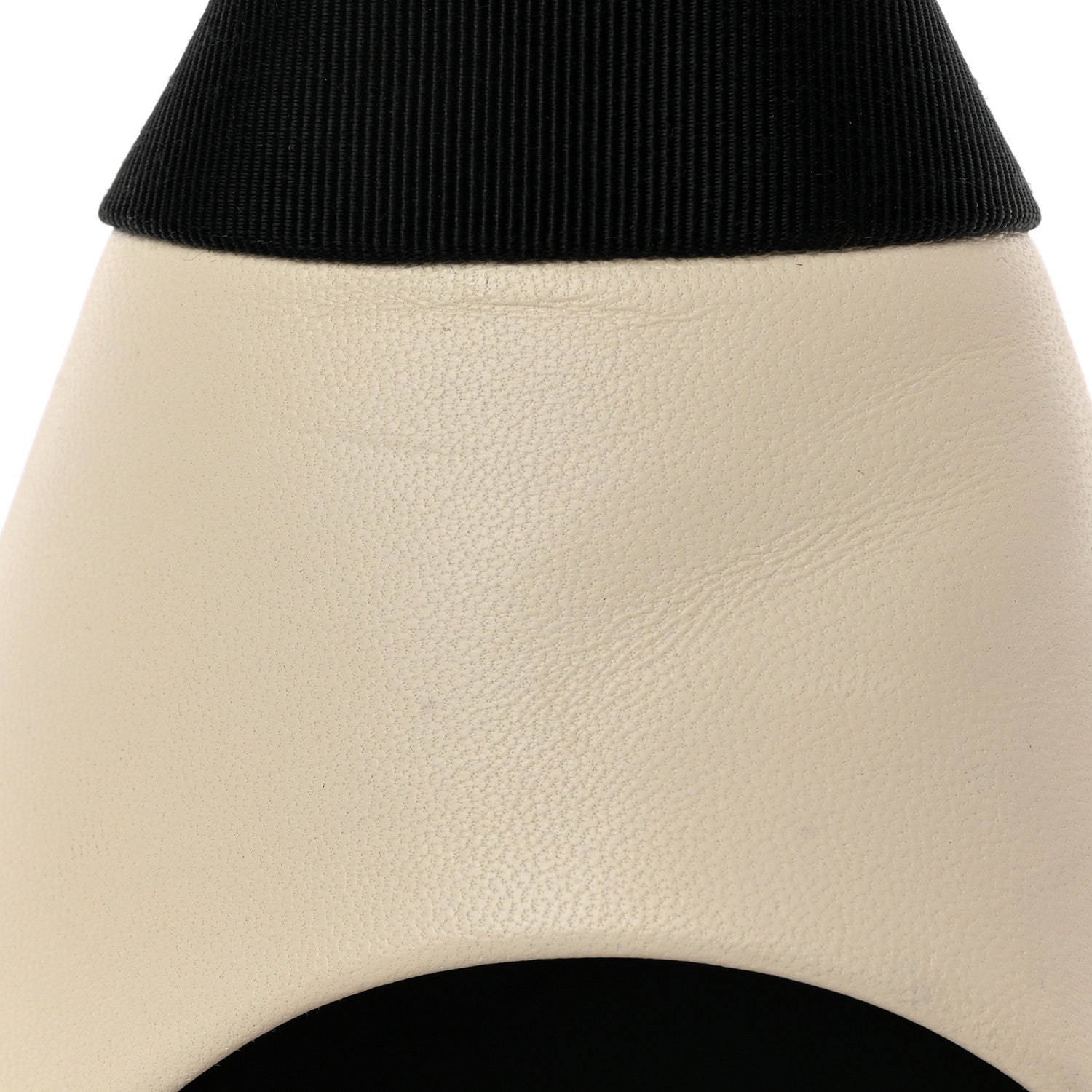 Chanel Lambskin Grosgrain Cap Toe Logo Ankle Strap Pumps 38 White Black 13 of 18