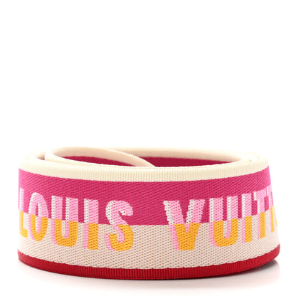Louis Vuitton Jacquard Speedy Bandouliere 20 Shoulder Strap Fuchsia 2 of 4