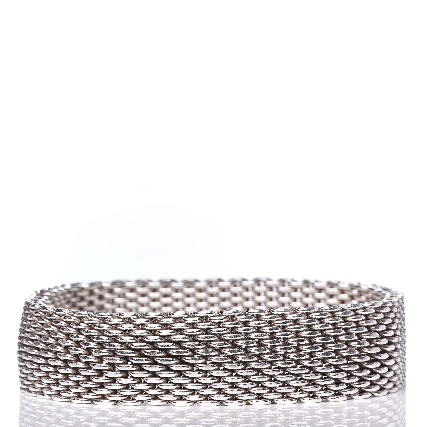 Tiffany Sterling Silver Somerset Mesh Bracelet 3 of 5
