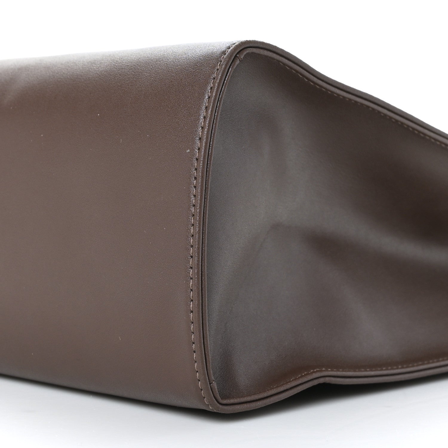 Telfar Vegan Leather Medium Shopping Bag Chocolate 8 of 8