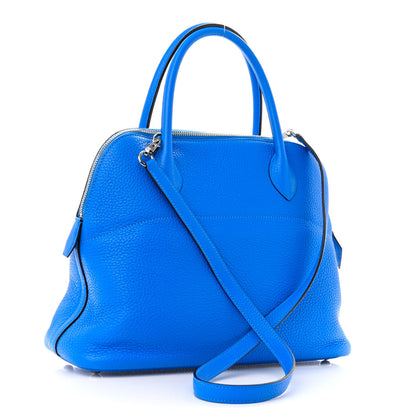 Hermes Taurillon Clemence Bolide 31 Bleu Hydra 3 of 9