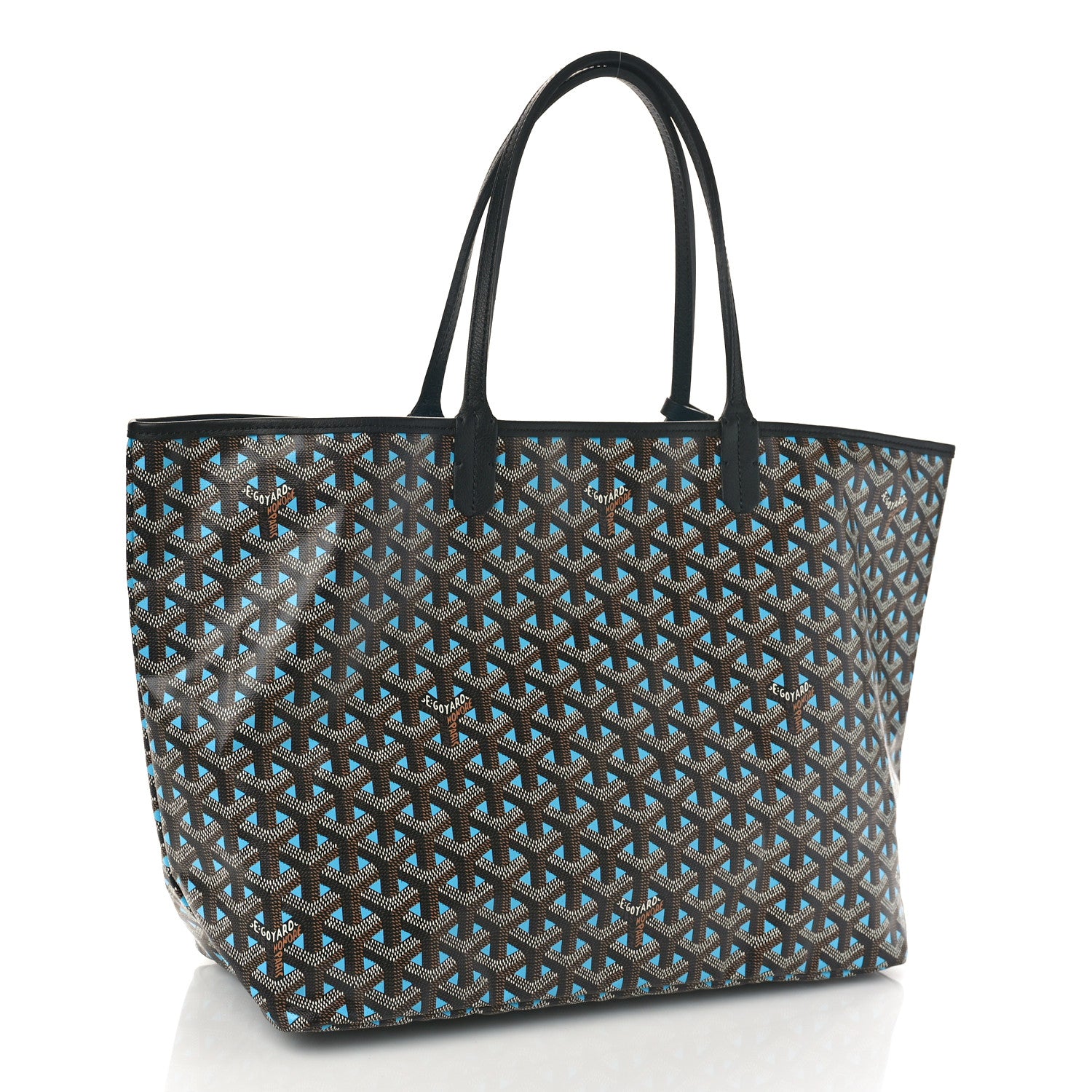Goyard Goyardine Saint Louis Claire Voie PM Black Blue 4 of 8