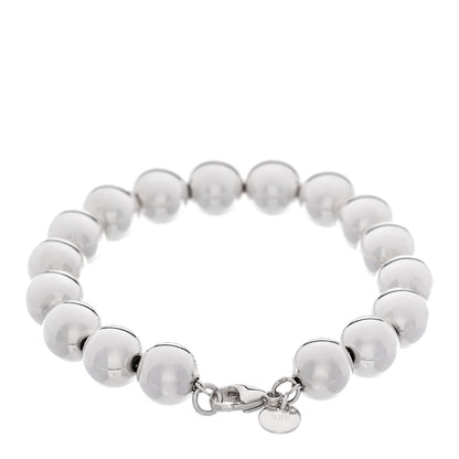 Tiffany Sterling Silver 10mm Hardwear Ball Bracelet 2 of 4