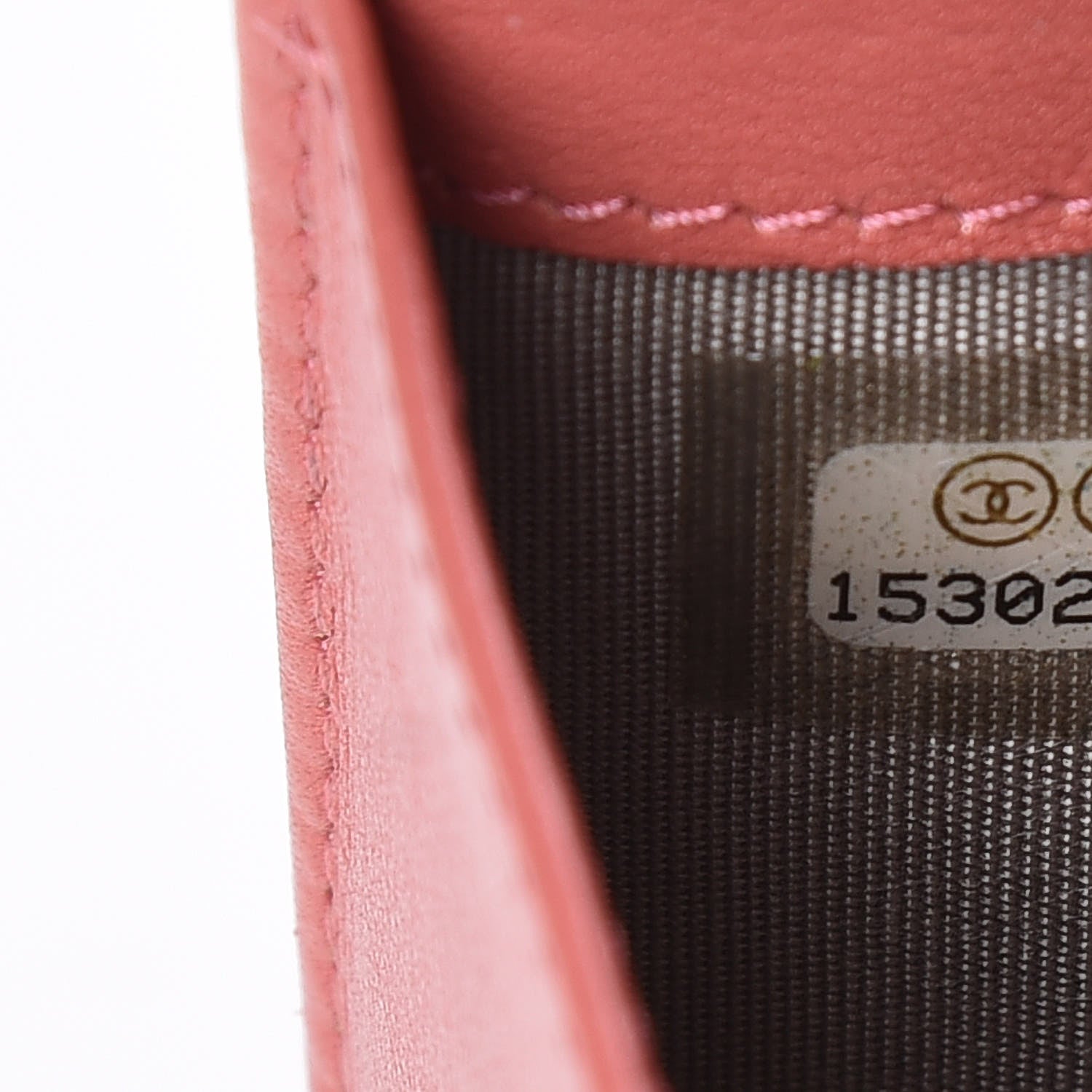 Chanel Patent Quilted Brilliant Yen Wallet Pink 8 of 20