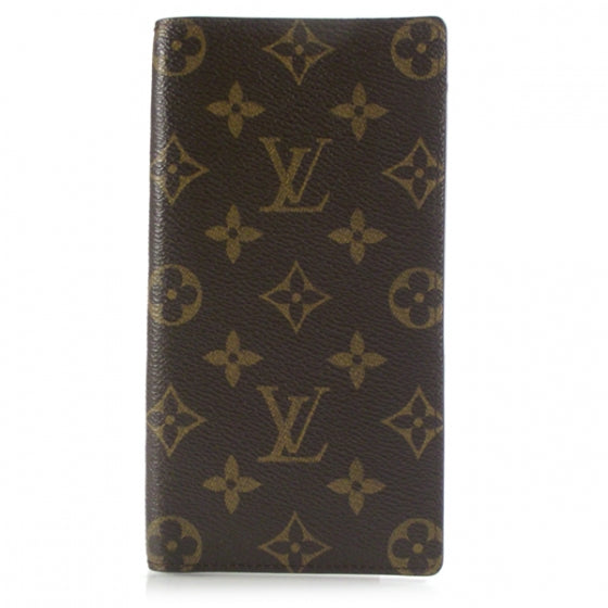 Monogram Checkbook Wallet