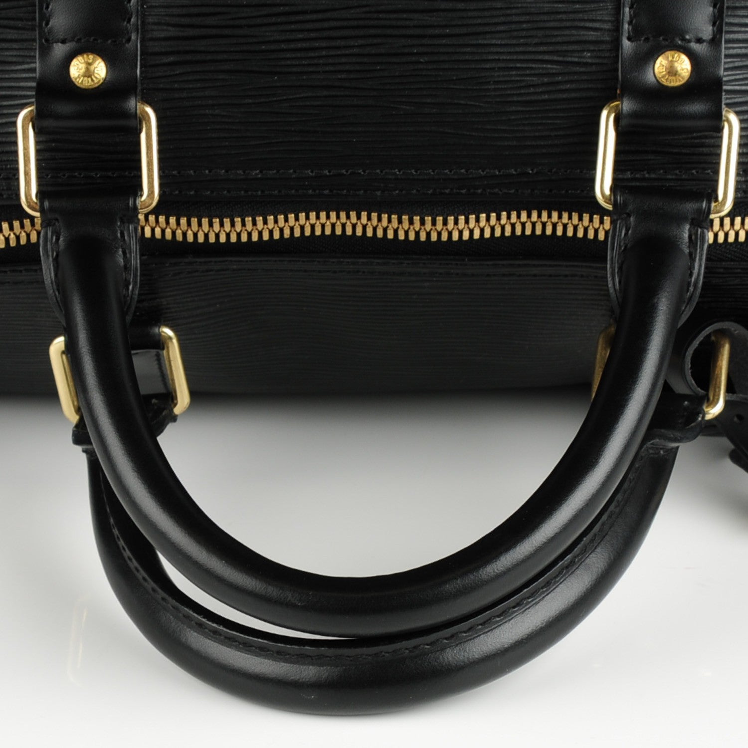 Louis Vuitton Epi Keepall 50 Black 9 of 9