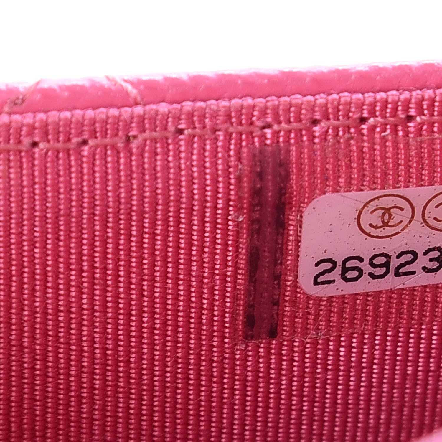 Chanel Caviar Quilted Flap Card Holder Pink 15 of 22