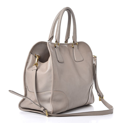 Prada Saffiano Lux Shopping Tote Pomice 4 of 18