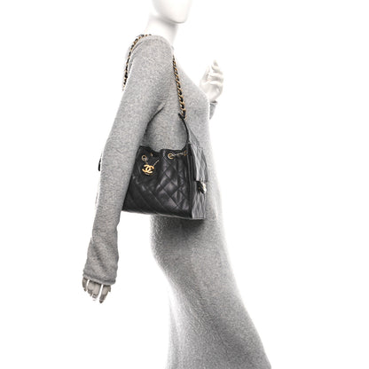 Chanel Caviar Quilted Small Chanel 25 Handbag Dark Navy 2 of 10