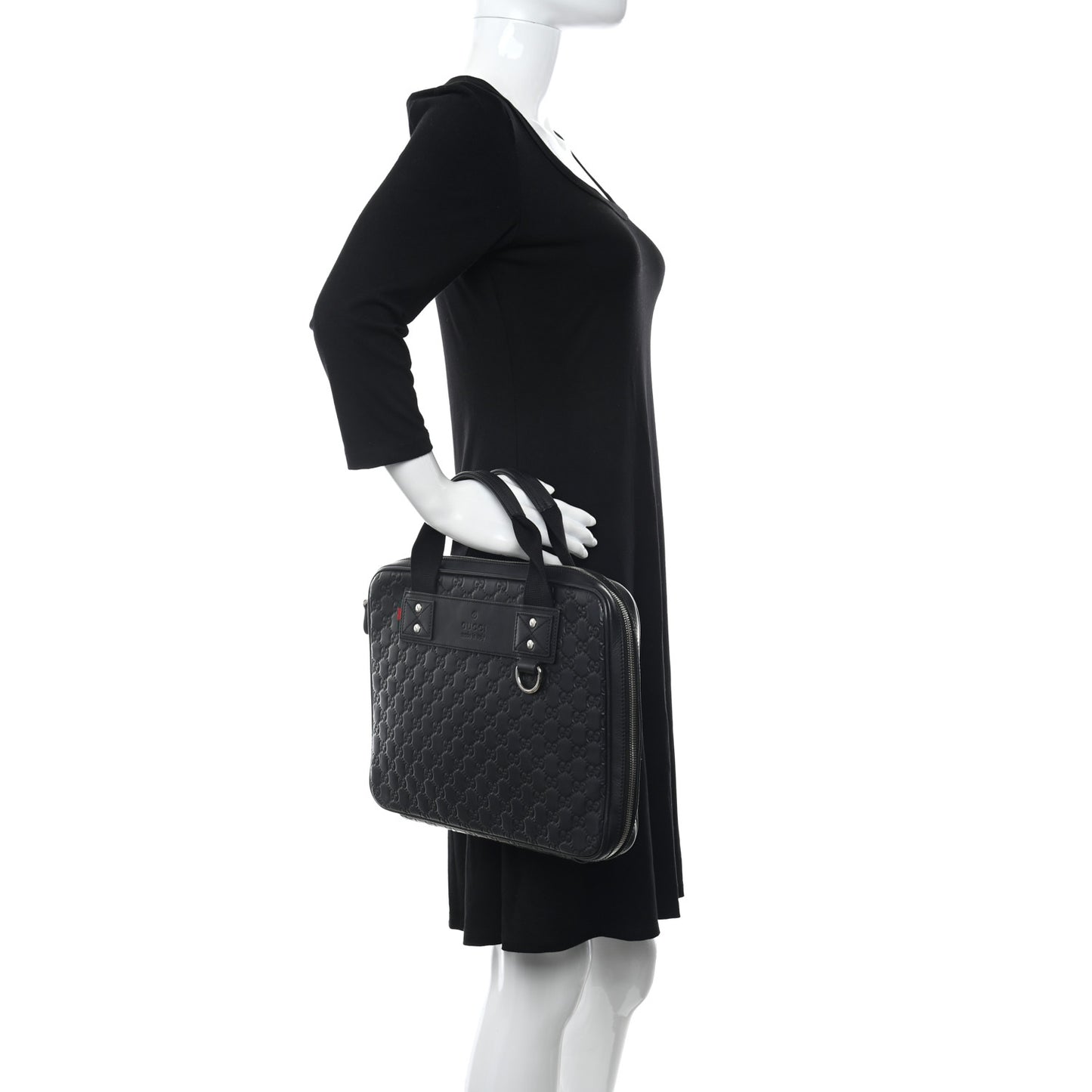 Guccissima Laptop Briefcase Black