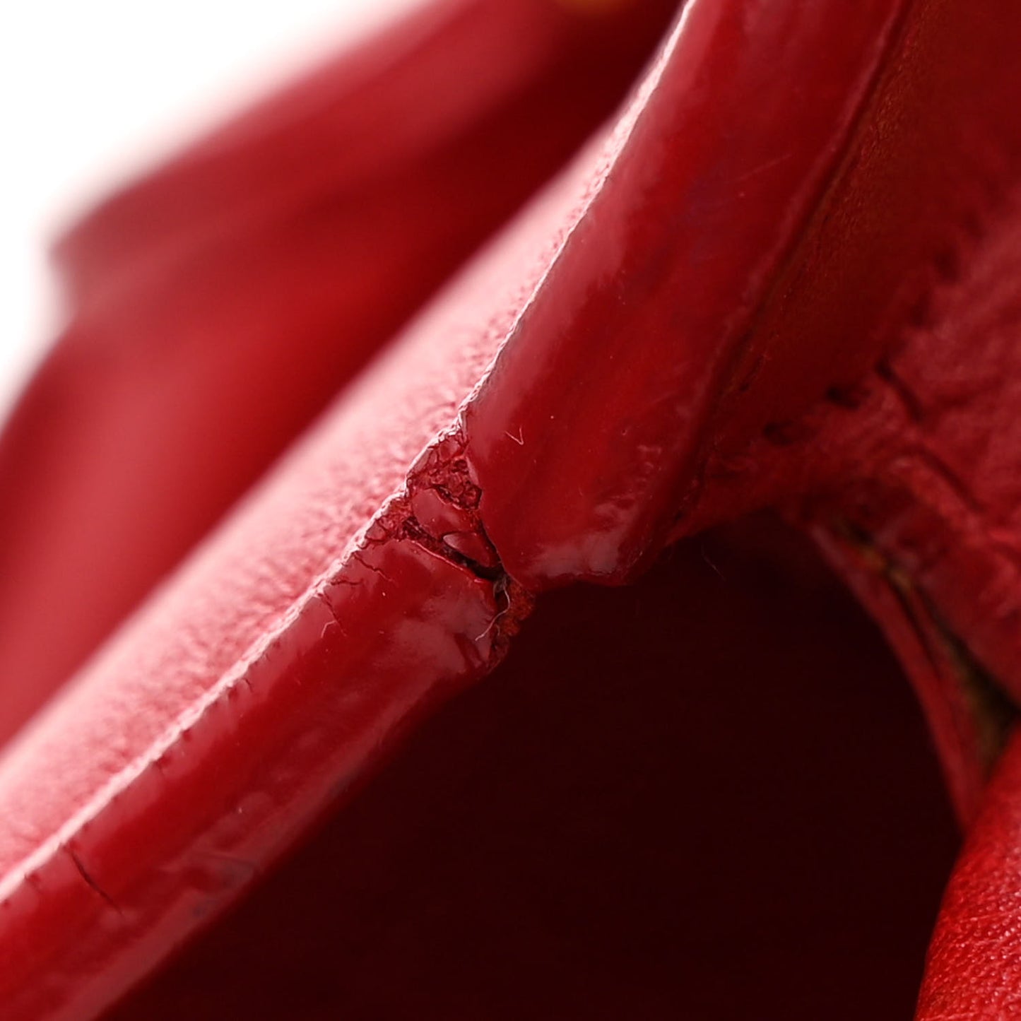 Calfskin Small Classic Y Cabas Red