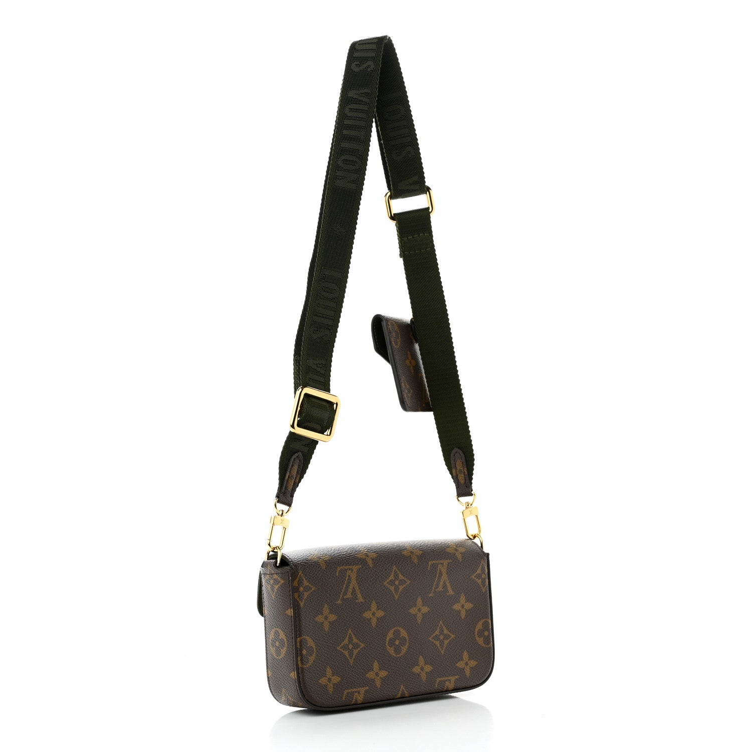 Louis Vuitton Monogram Felicie Strap & Go Kaki 3 of 12