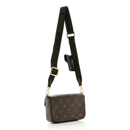 Louis Vuitton Monogram Felicie Strap & Go Kaki 3 of 12