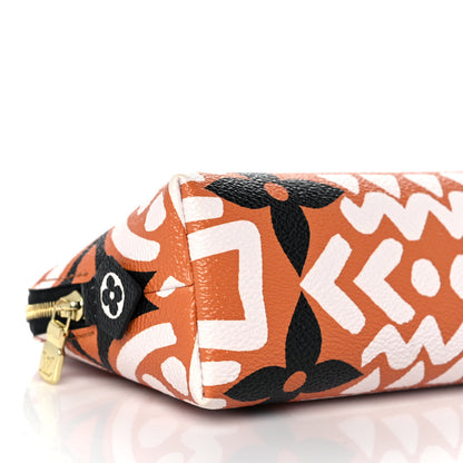 Louis Vuitton Monogram Giant Crafty Cosmetic Pouch Crème Caramel 7 of 8