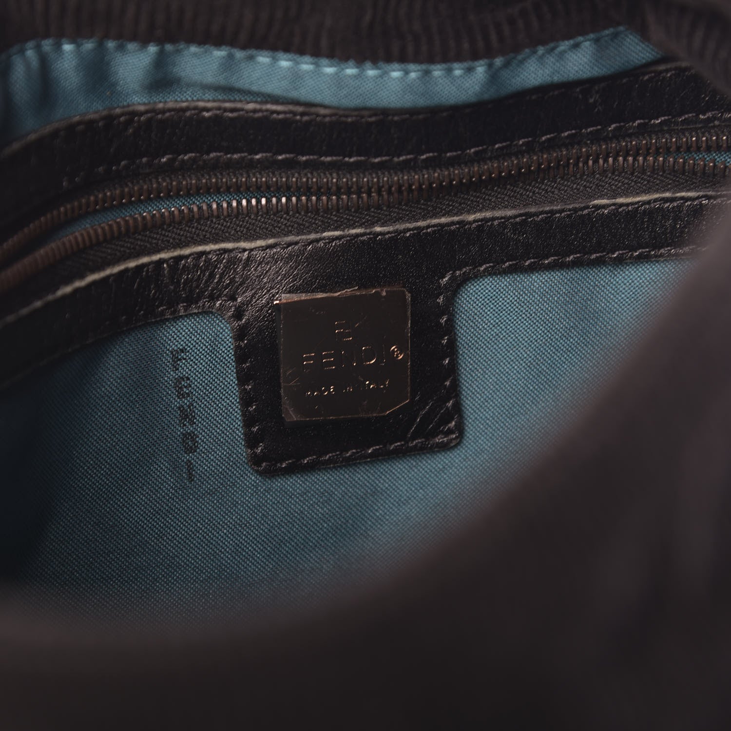 Fendi Corduroy Mama Baguette Black 6 of 12