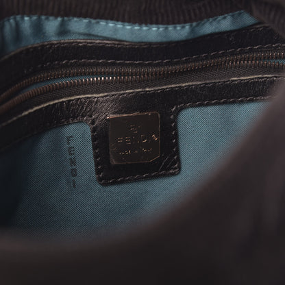 Fendi Corduroy Mama Baguette Black 6 of 12