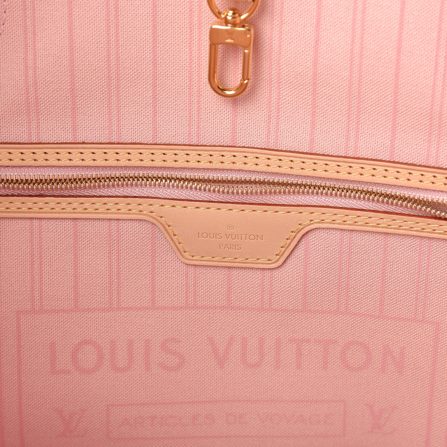 Damier Azur Neo Neverfull MM Rose Ballerine
