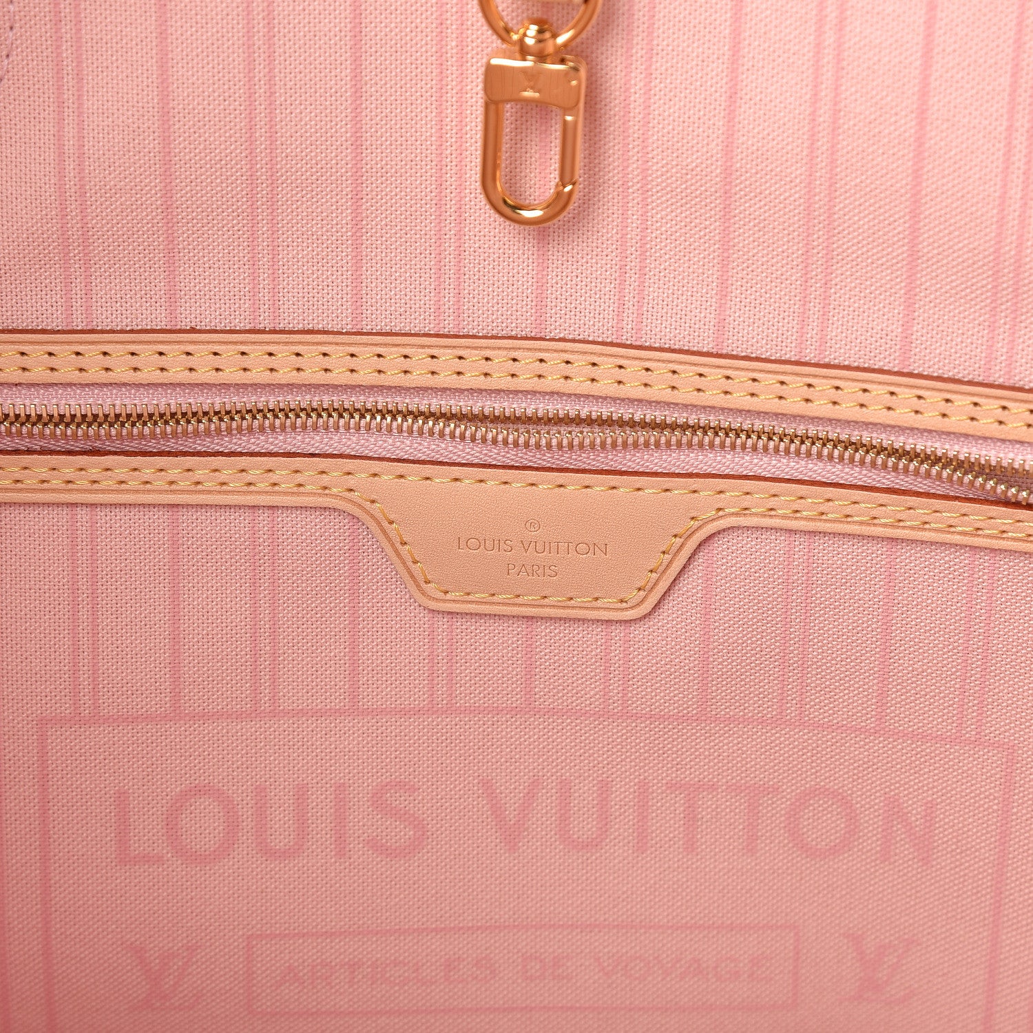 Louis Vuitton Damier Azur Neo Neverfull MM Rose Ballerine 7 of 11