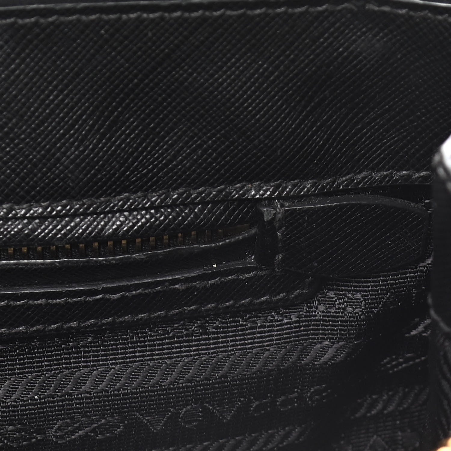 Prada Saffiano Small Galleria Double Zip Tote Black 12 of 17