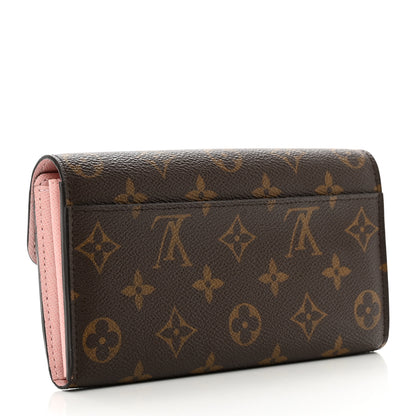 Louis Vuitton Monogram Sarah Wallet NM Rose Ballerine 3 of 7