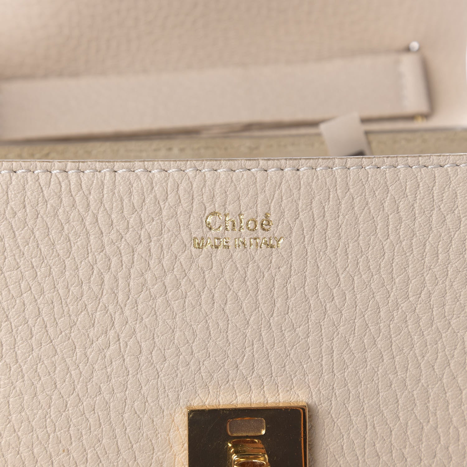 Chloe Grained Lambskin Mini Drew Shoulder Bag Abstract White 6 of 8