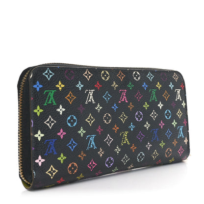 Louis Vuitton Monogram Multicolor Zippy Wallet Black Pistachio 3 of 11