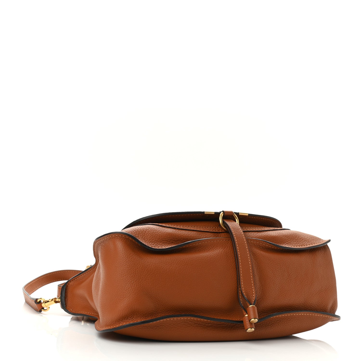 Chloe Calfskin Medium Marcie Satchel Tan 4 of 9