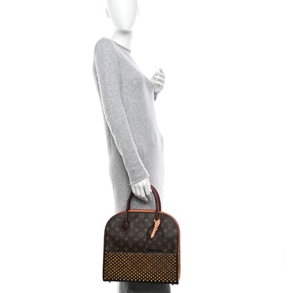 Louis Vuitton Monogram Calf Hair Spikes Iconoclasts Christian Louboutin Tote Red 2 of 14