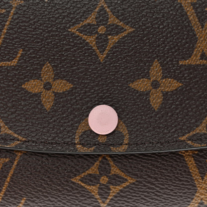 Louis Vuitton Monogram Emilie Wallet Rose Ballerine 13 of 13