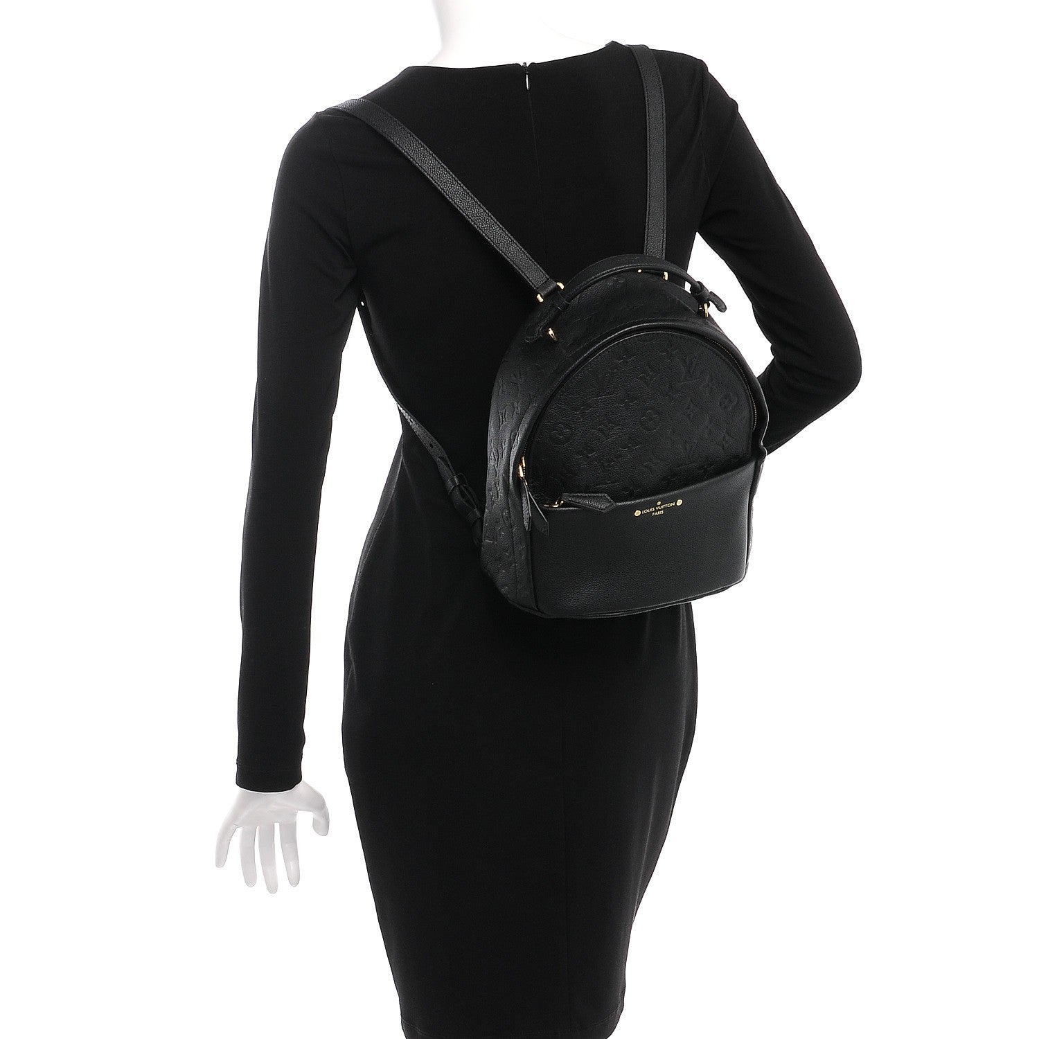 Louis Vuitton Empreinte Sorbonne Backpack Black 2 of 7