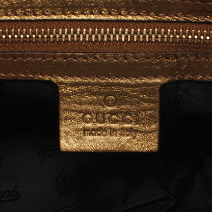 Gucci Patent Hysteria Large Clutch Metallic Gold 6 of 8