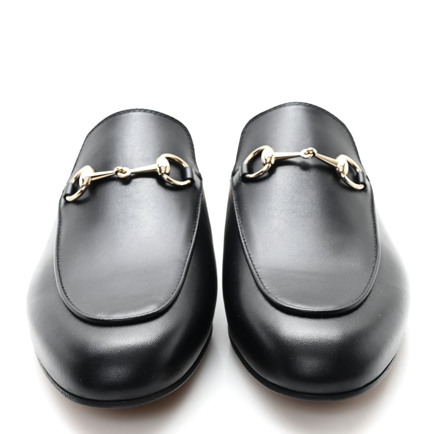 Calfskin Womens Princetown Slippers 39 Black