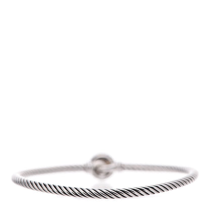 David Yurman Sterling Silver Onyx 3mm Chatelaine Bracelet 4 of 5
