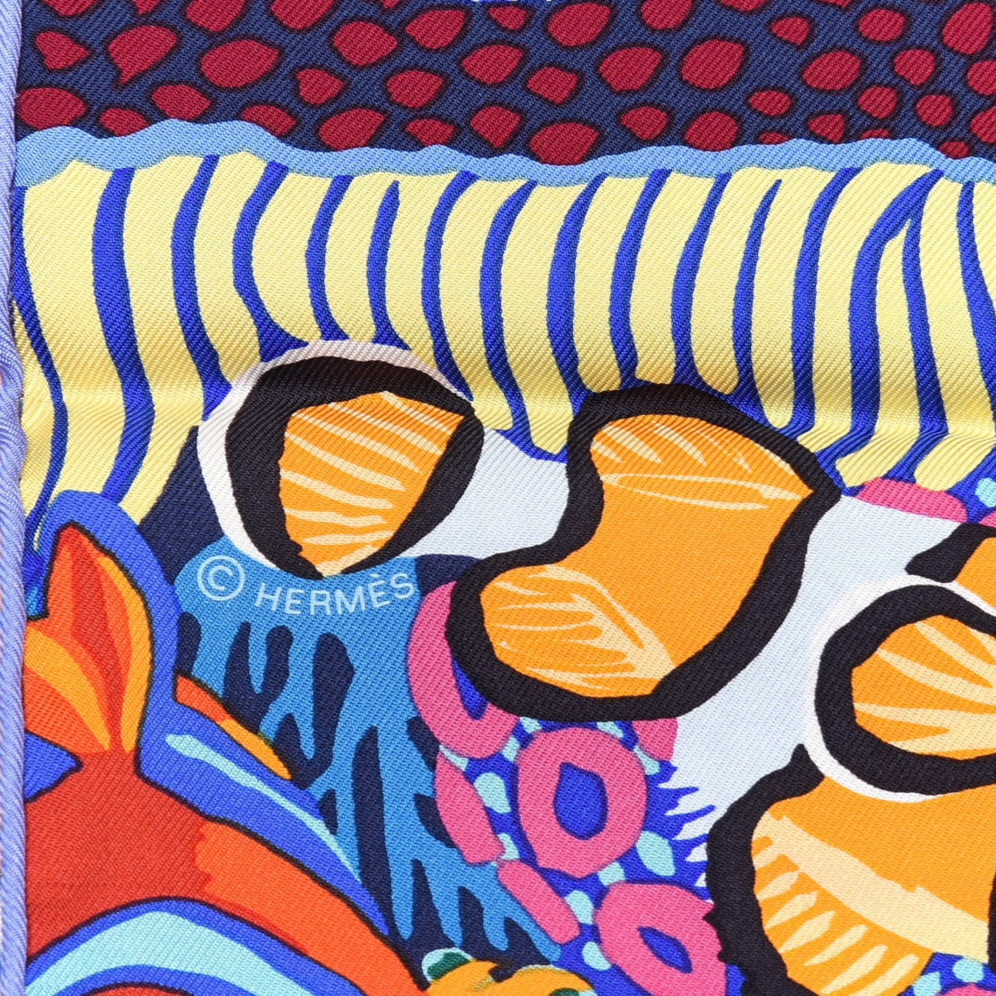 Silk Under The Waves Scarf 90