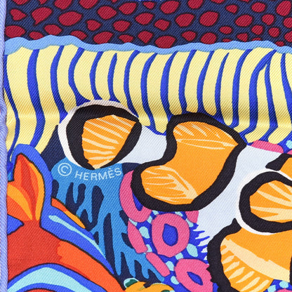 Hermes Silk Under The Waves Scarf 90 4 of 4
