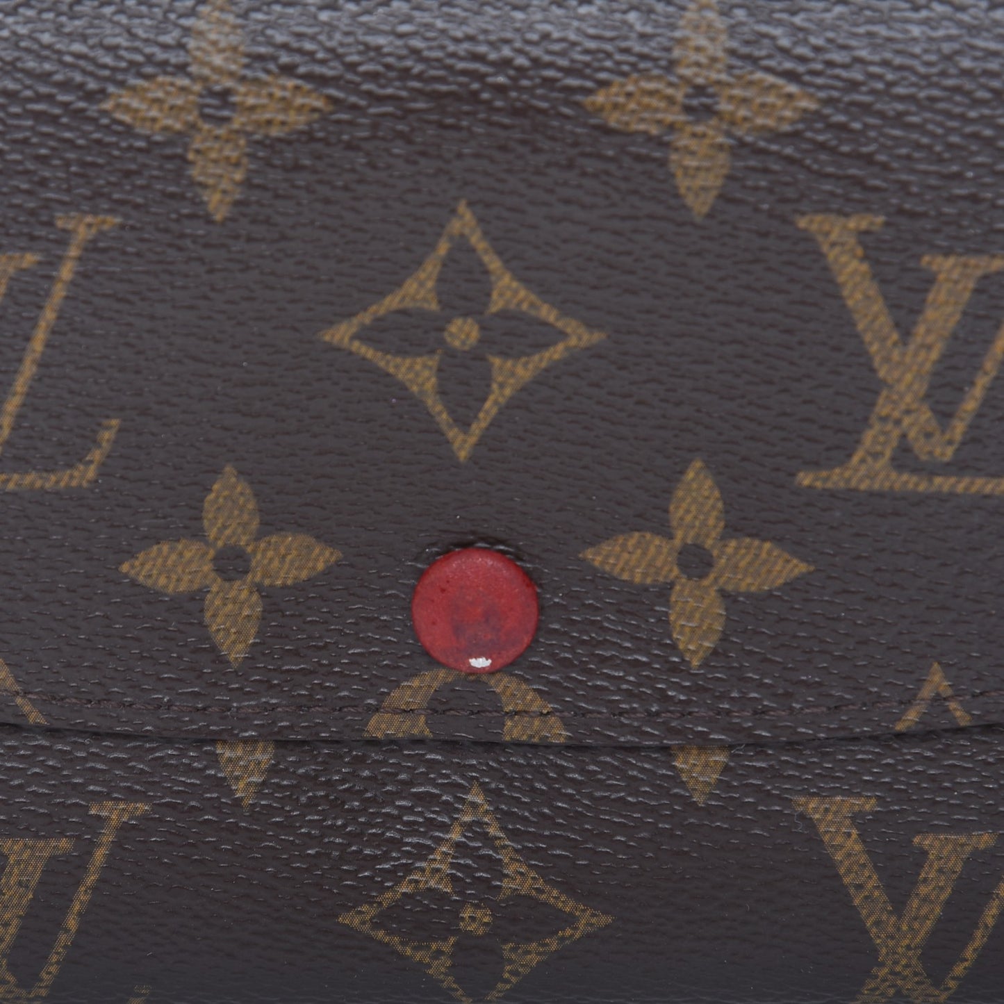 Monogram Emilie Wallet Red